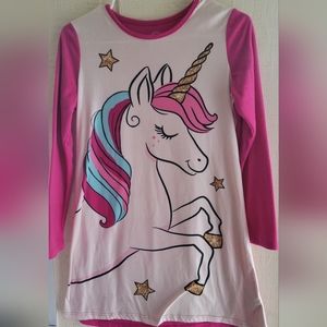 EUC Girls Unicorn Nightgown